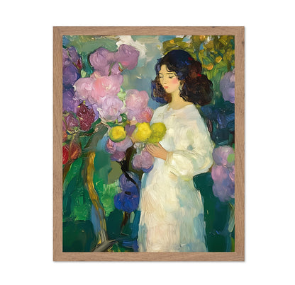 Woman With Flowers