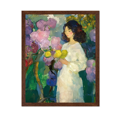 Woman With Flowers