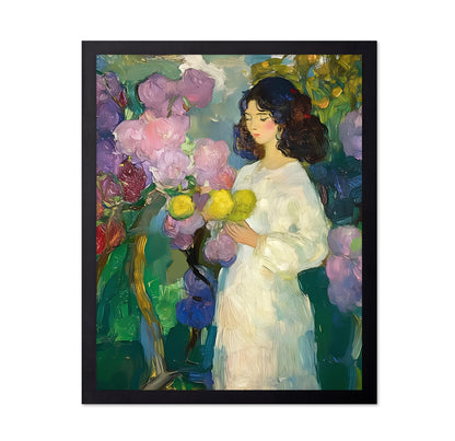 Woman With Flowers