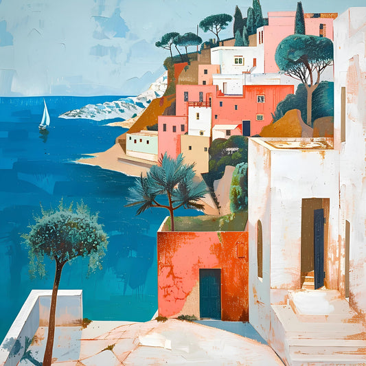 Coastal Mediterranean Village