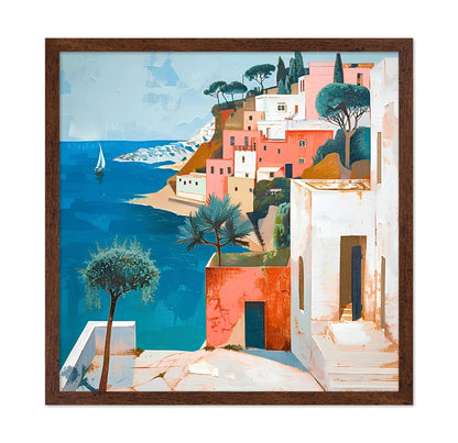 Coastal Mediterranean Village