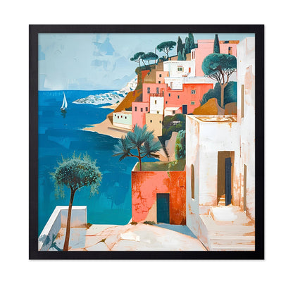 Coastal Mediterranean Village