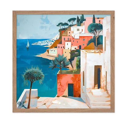 Coastal Mediterranean Village