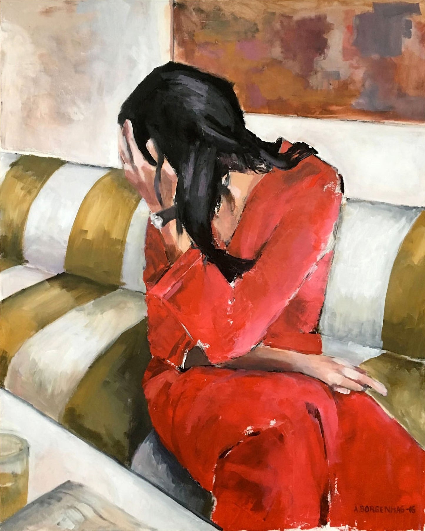 Woman in Red Dress No2