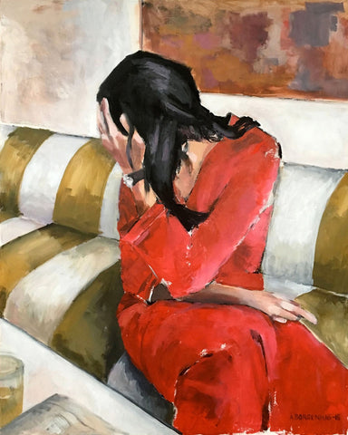 Woman in Red Dress No2