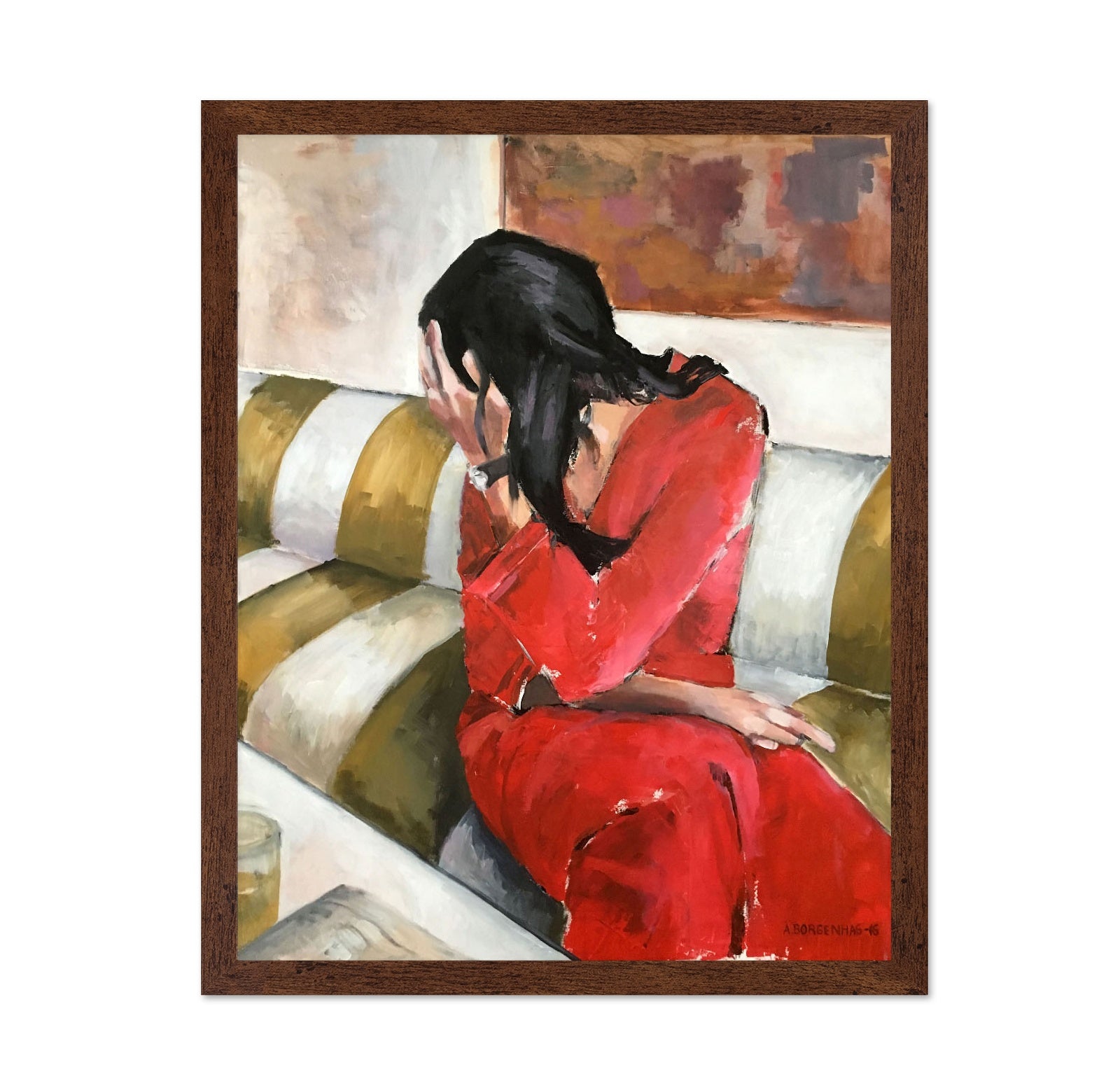 Woman in Red Dress No2