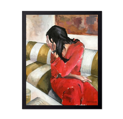 Woman in Red Dress No2