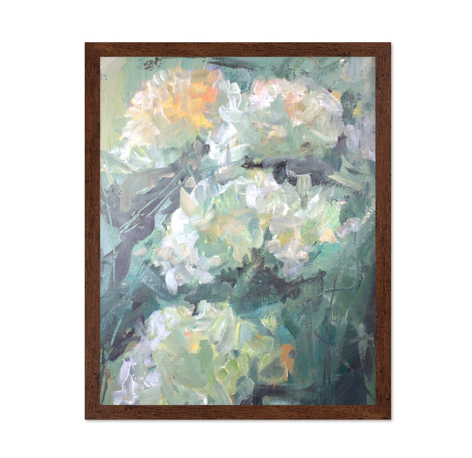 Soft Green Florals