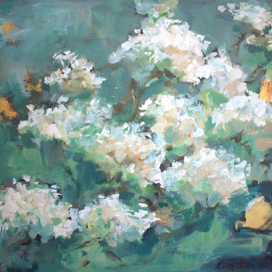 Soft Green Blossoms