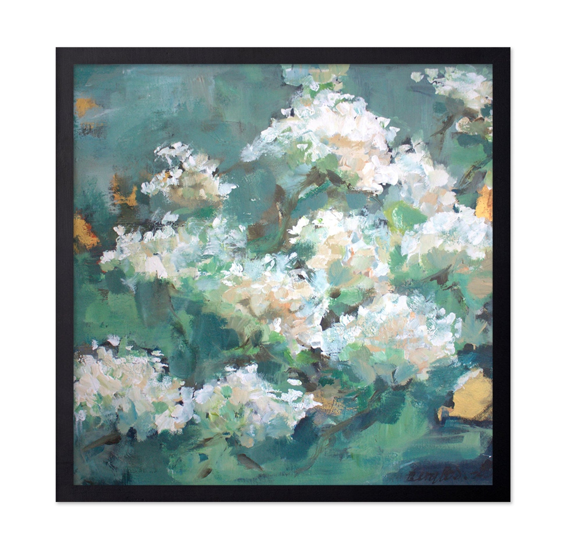 Soft Green Blossoms