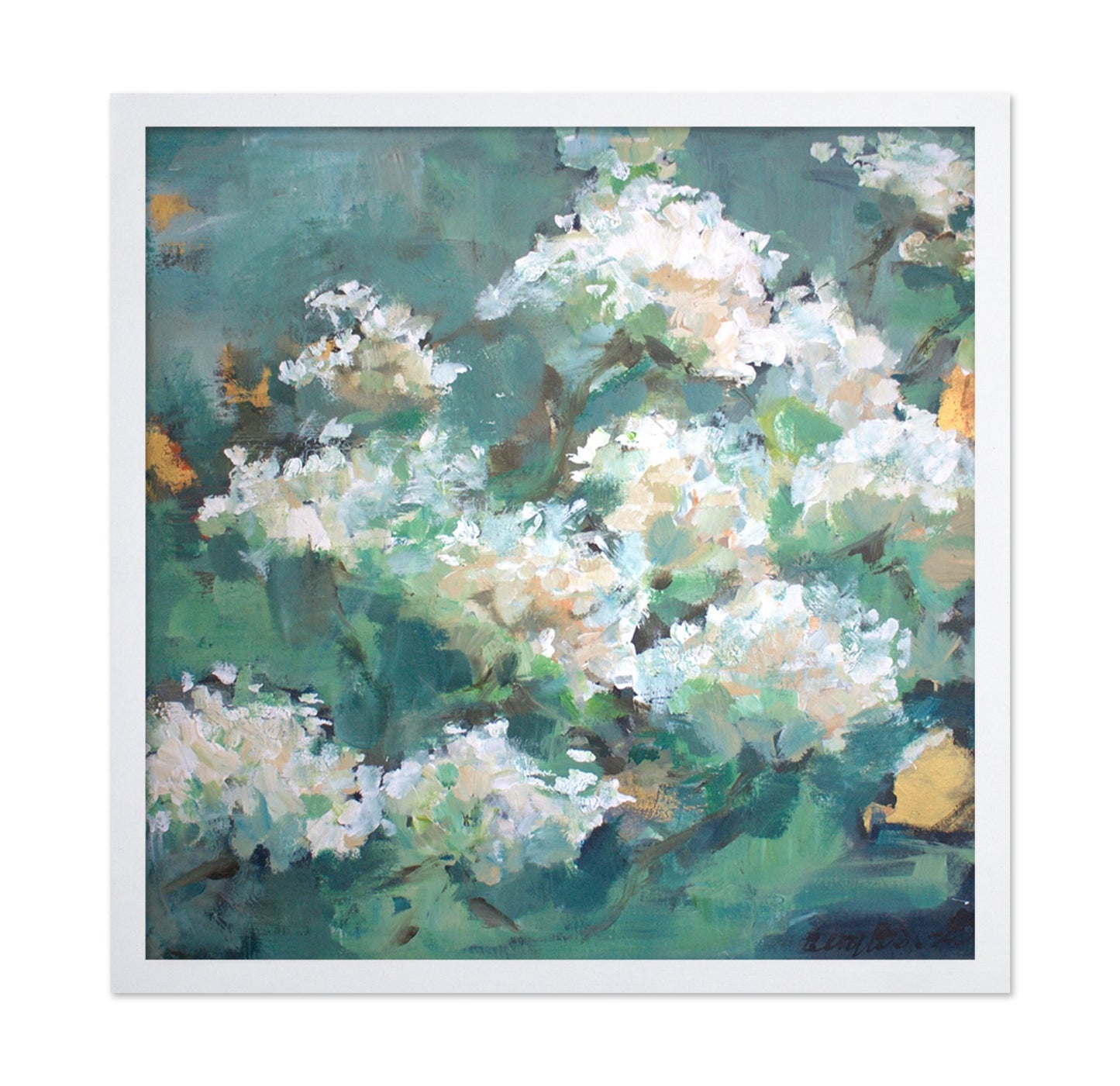 Soft Green Blossoms