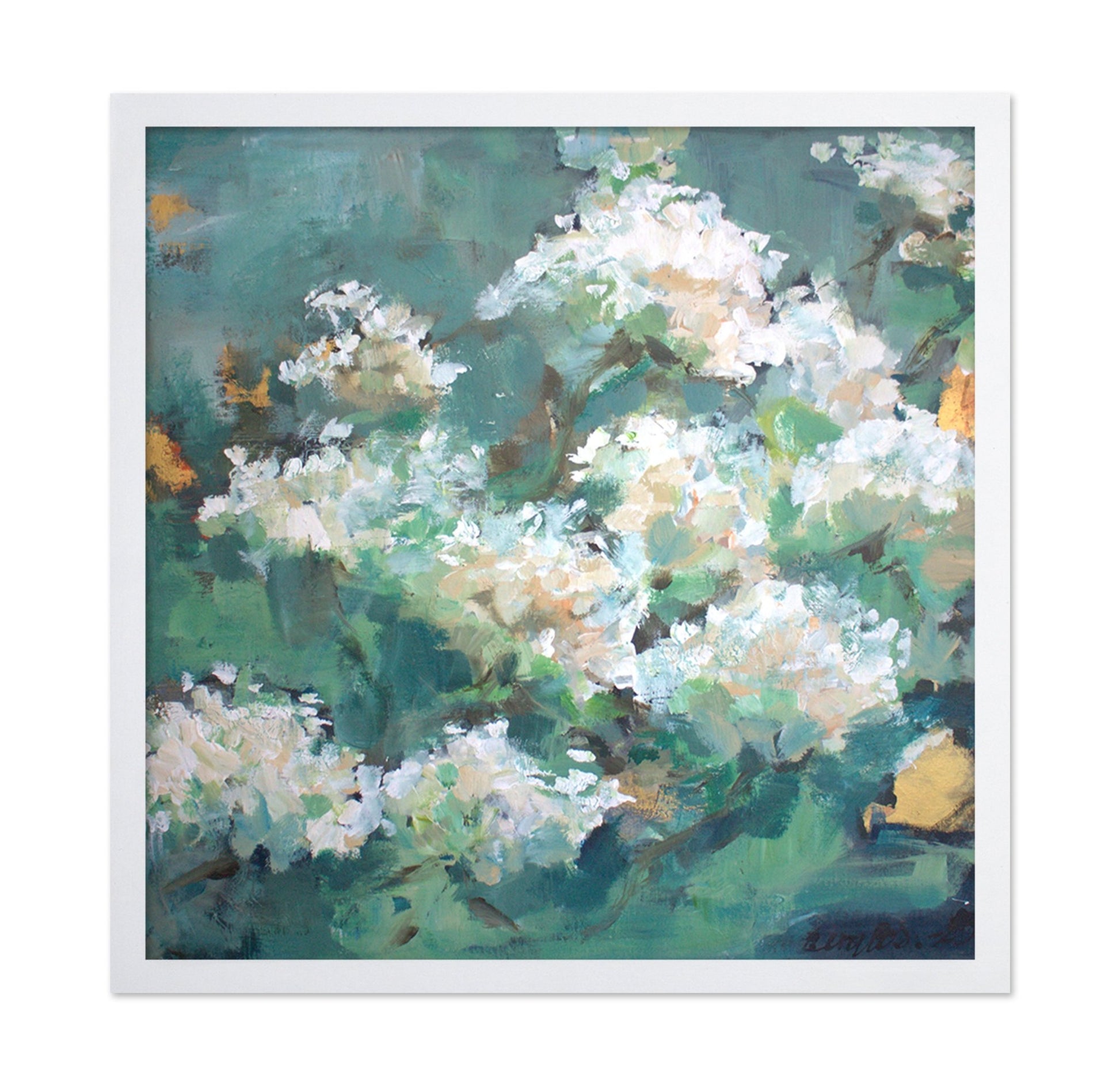 Soft Green Blossoms