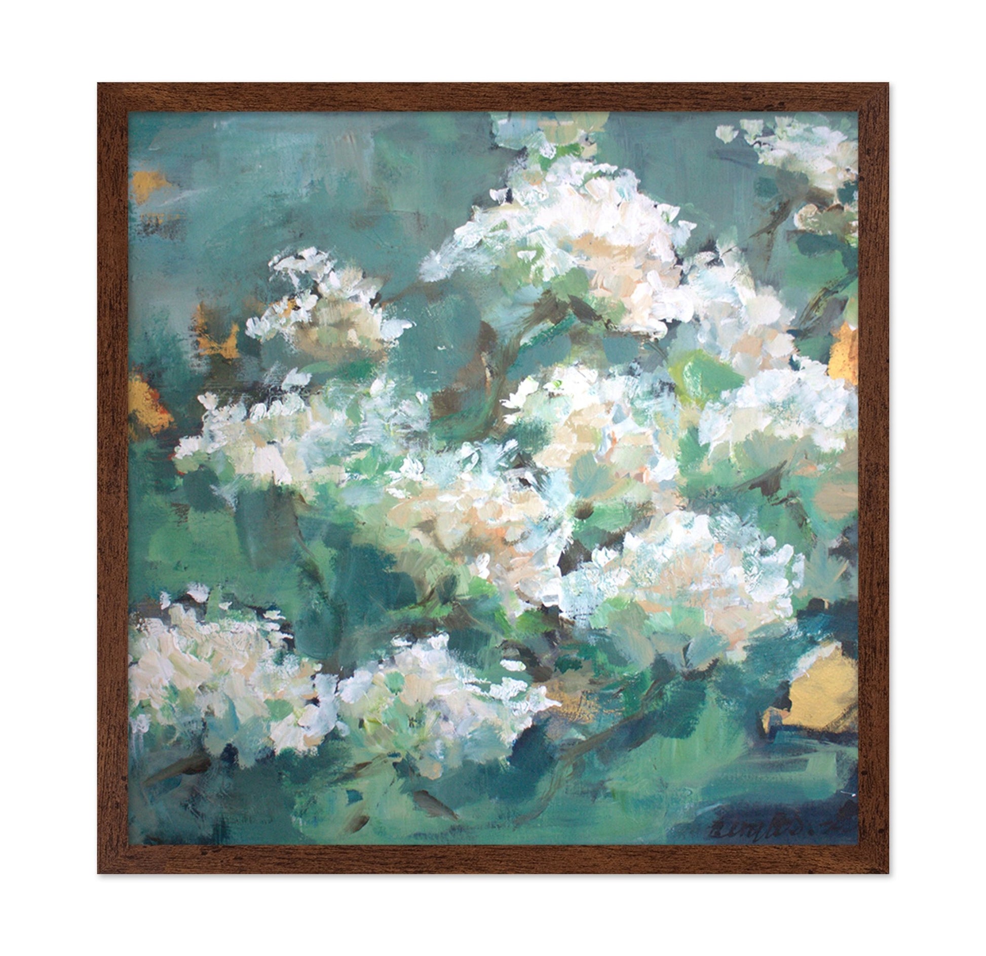 Soft Green Blossoms