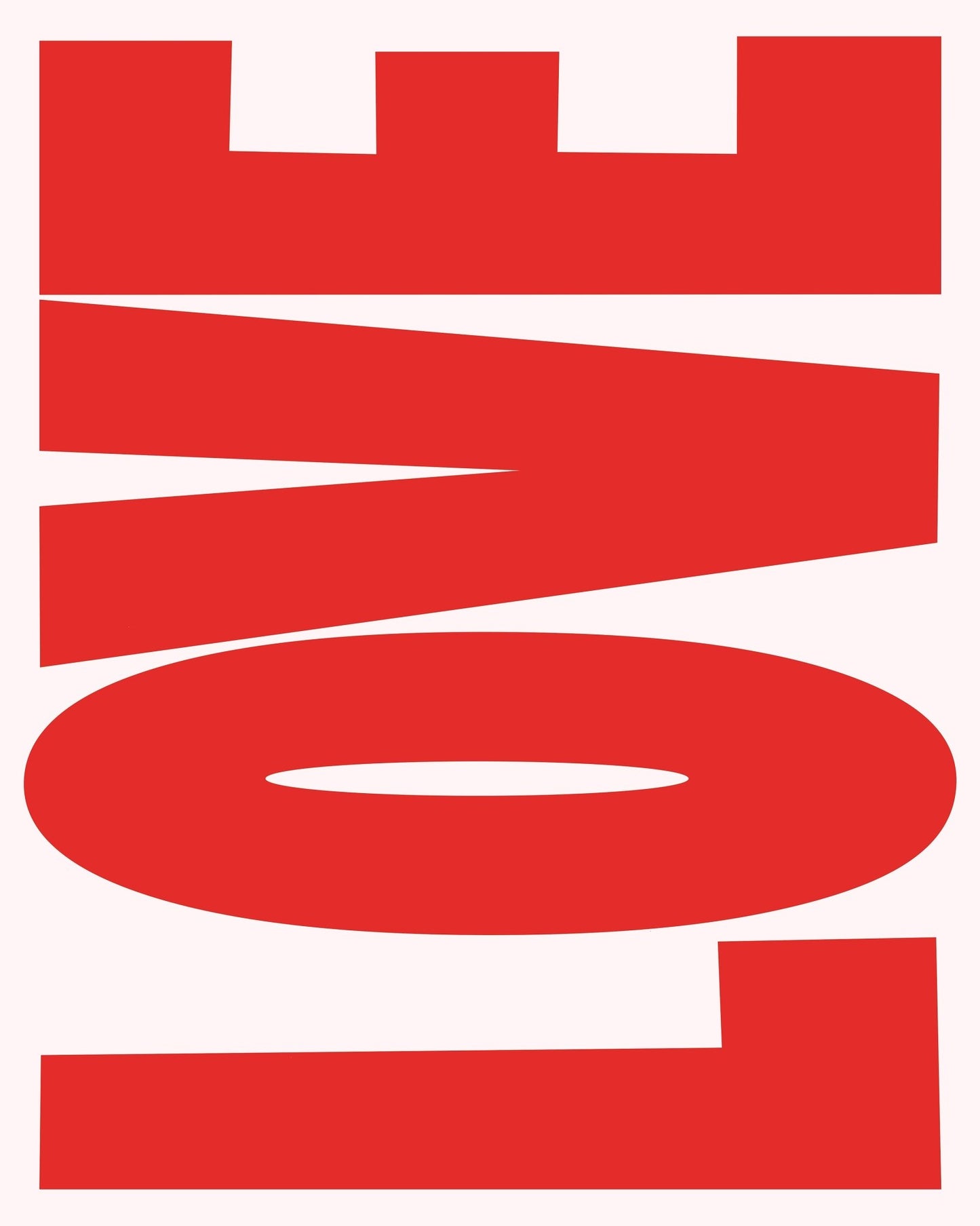 Red Geometric Shapes