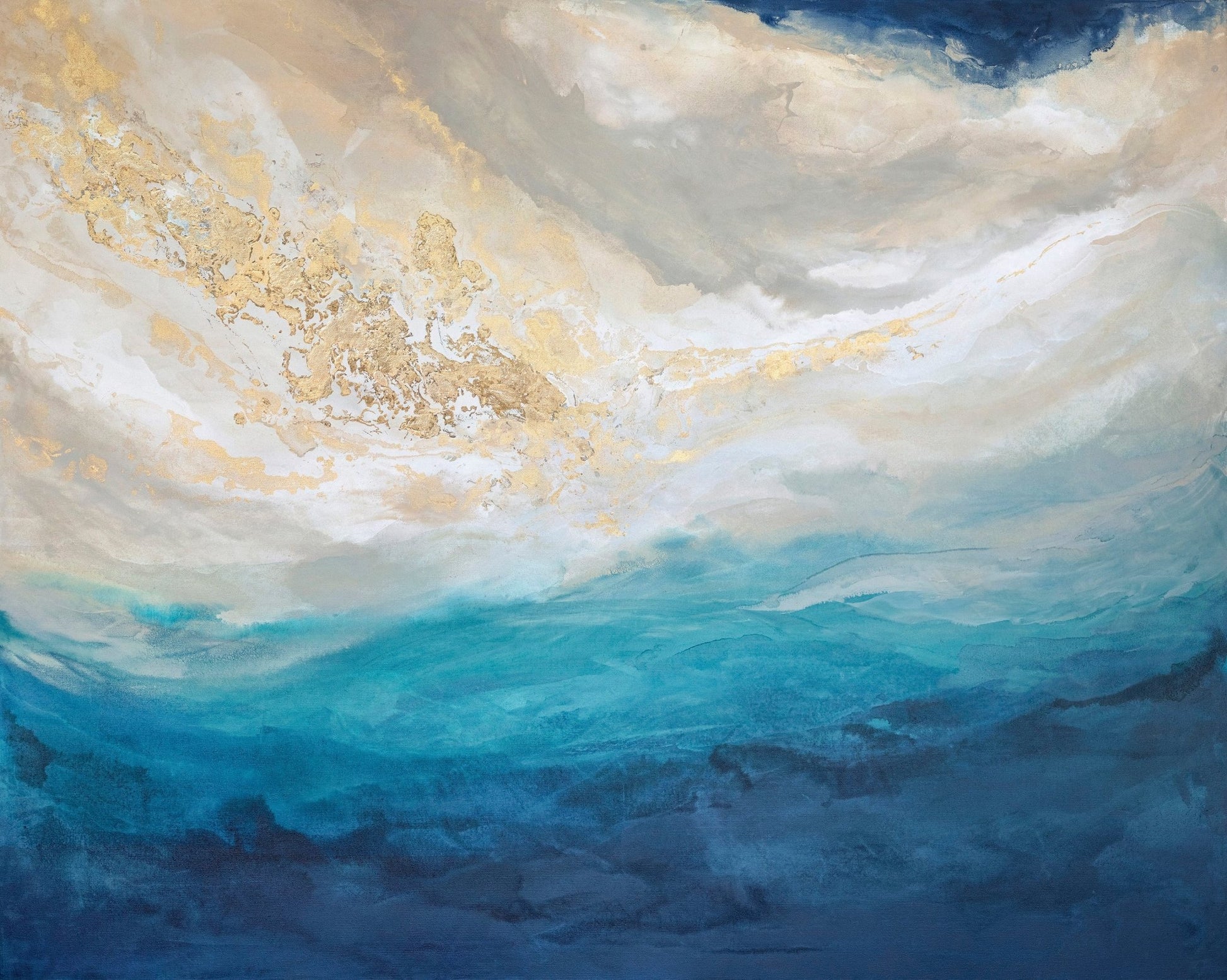 Blue Gold Ocean