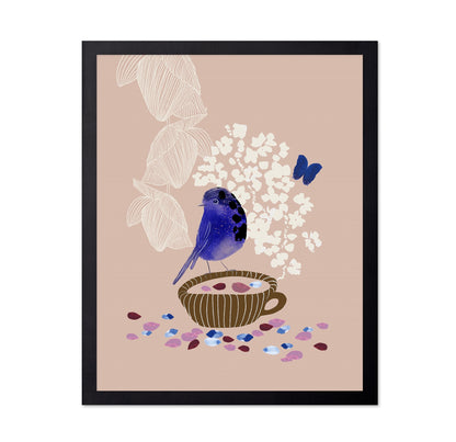 Blue Bird Teacup