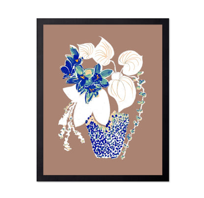 Blue Floral Arrangement