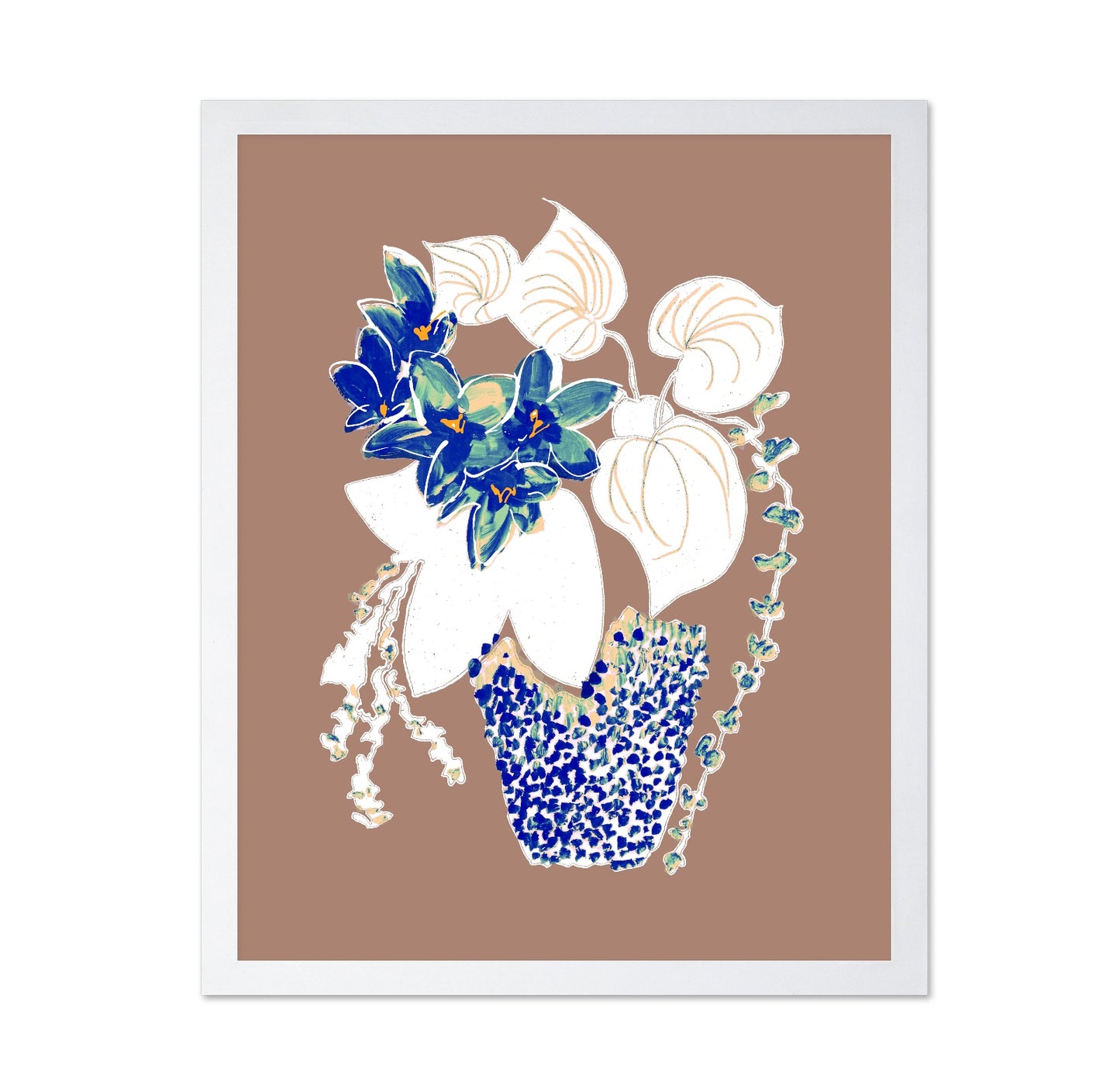 Blue Floral Arrangement