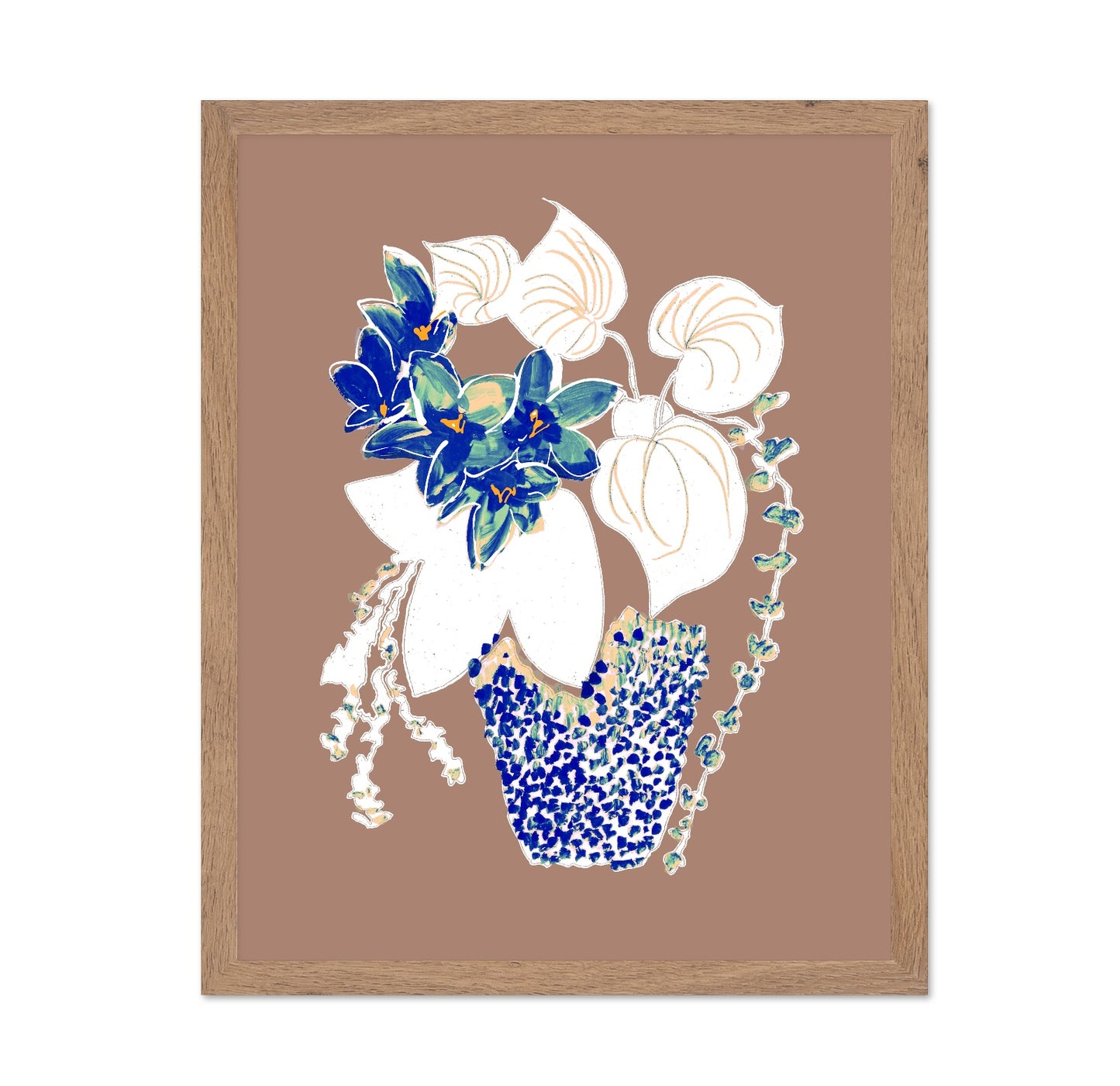 Blue Floral Arrangement