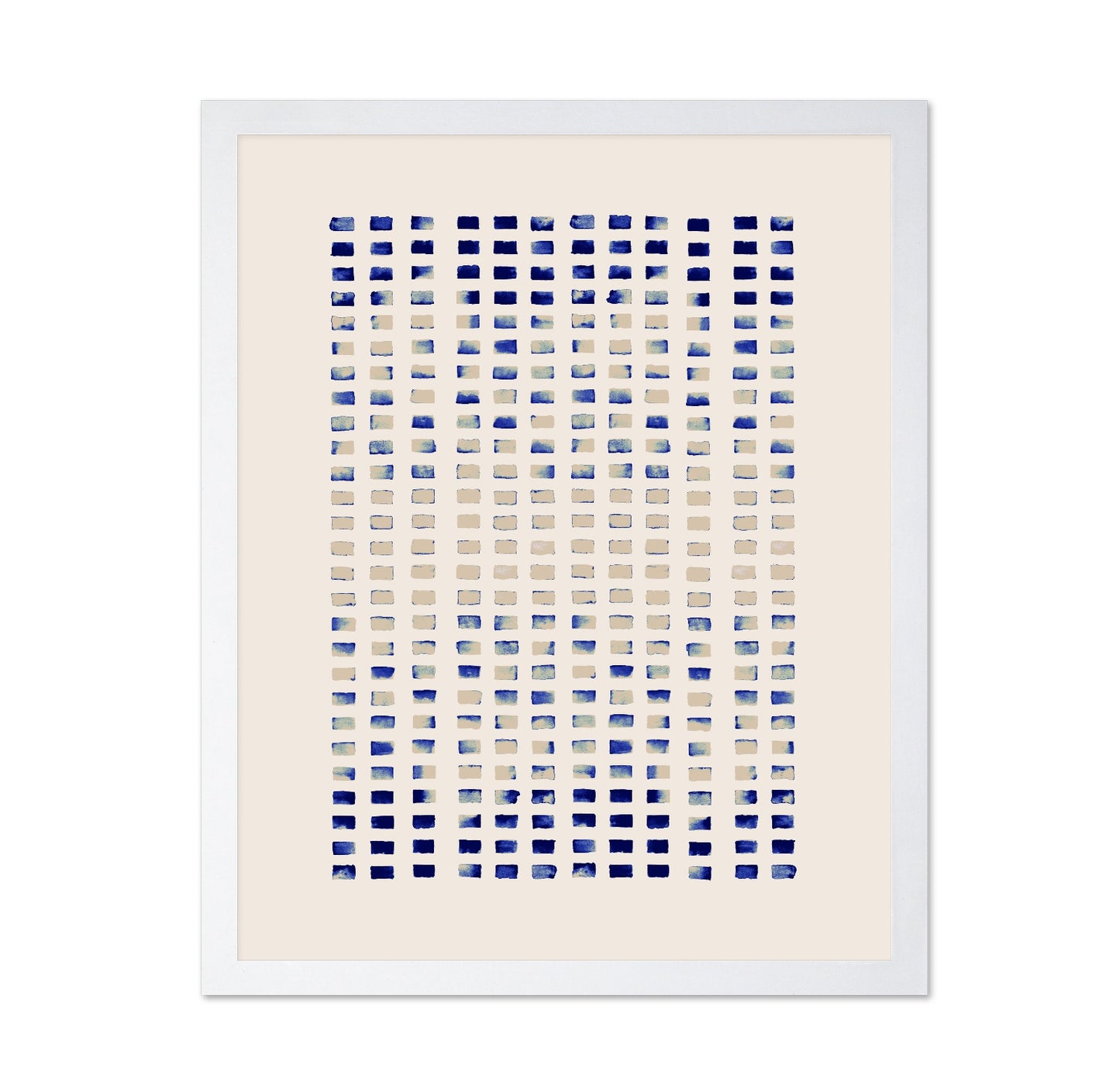 Blue Grid Pattern No3