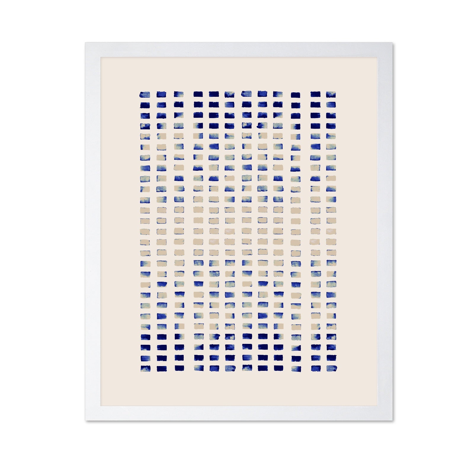 Blue Grid Pattern No3