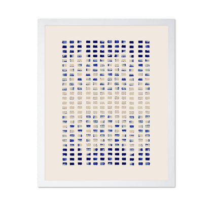 Blue Grid Pattern No3