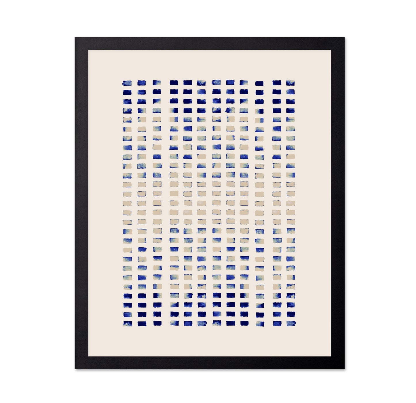 Blue Grid Pattern No3