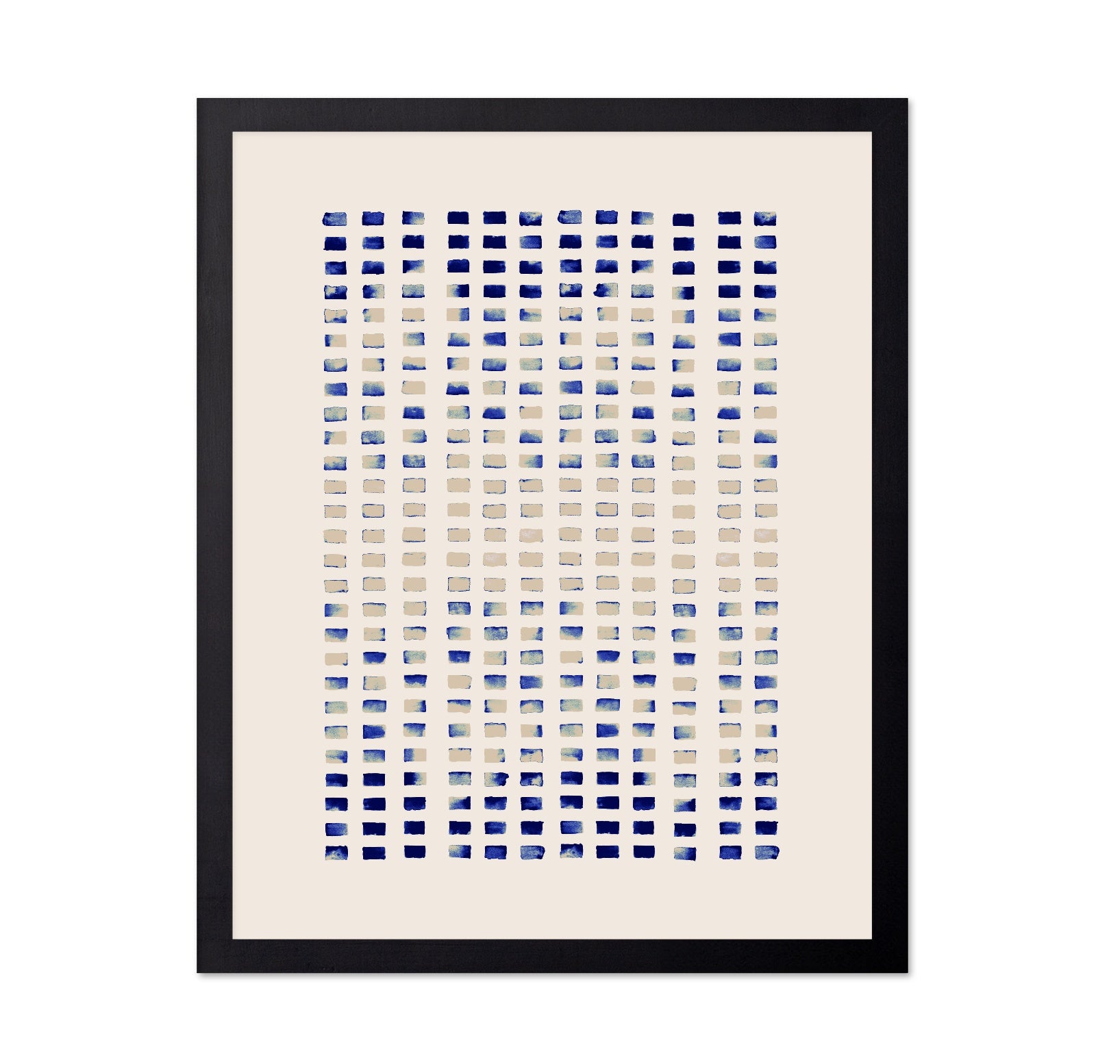Blue Grid Pattern No3