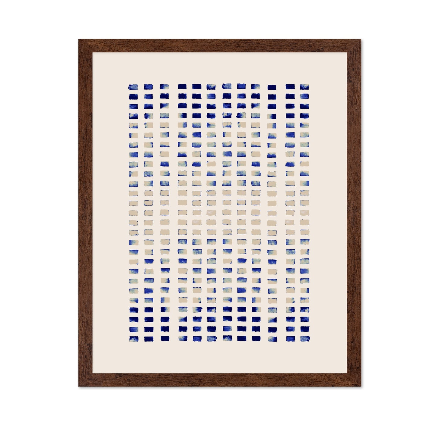 Blue Grid Pattern No3