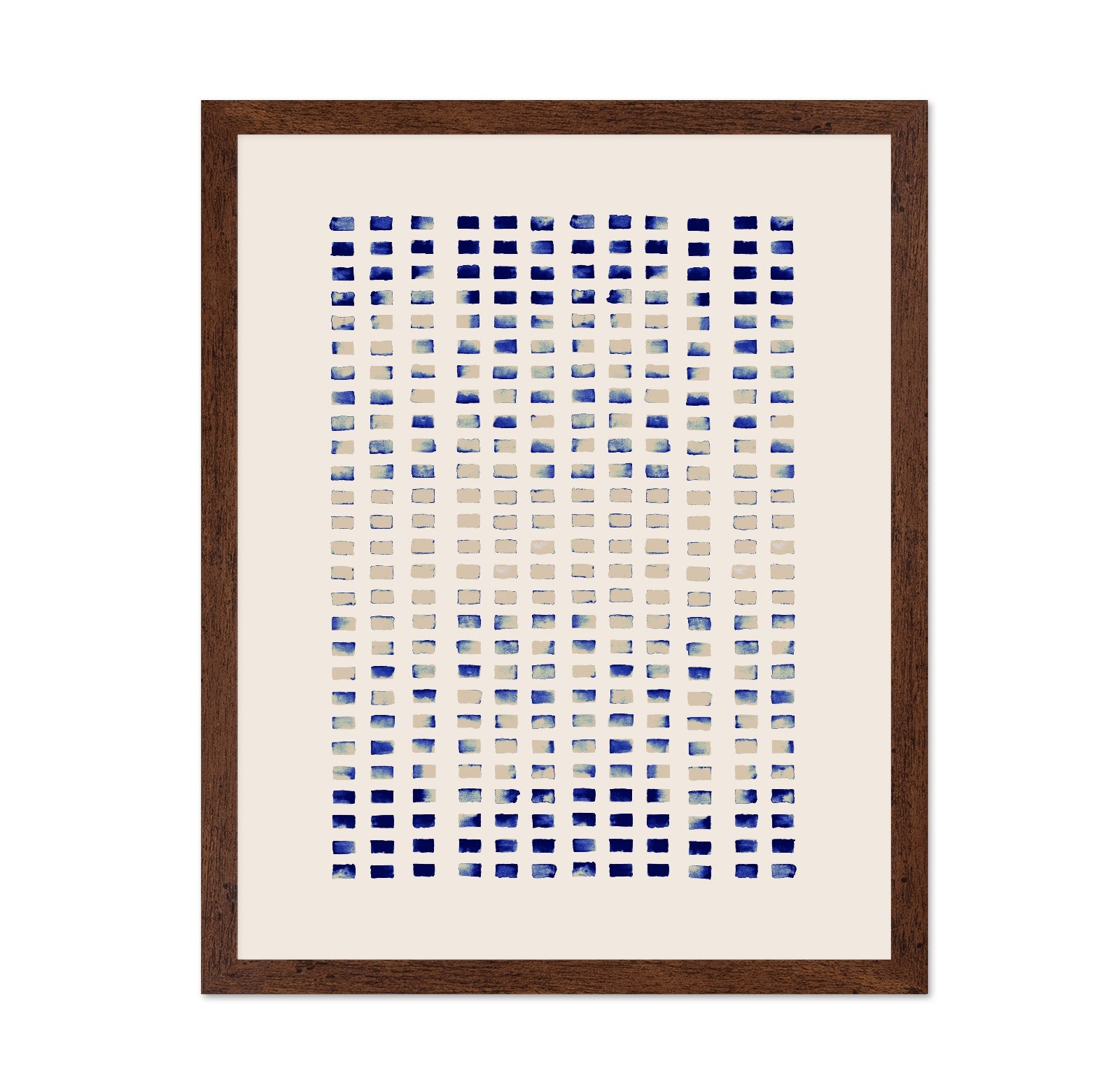 Blue Grid Pattern No3