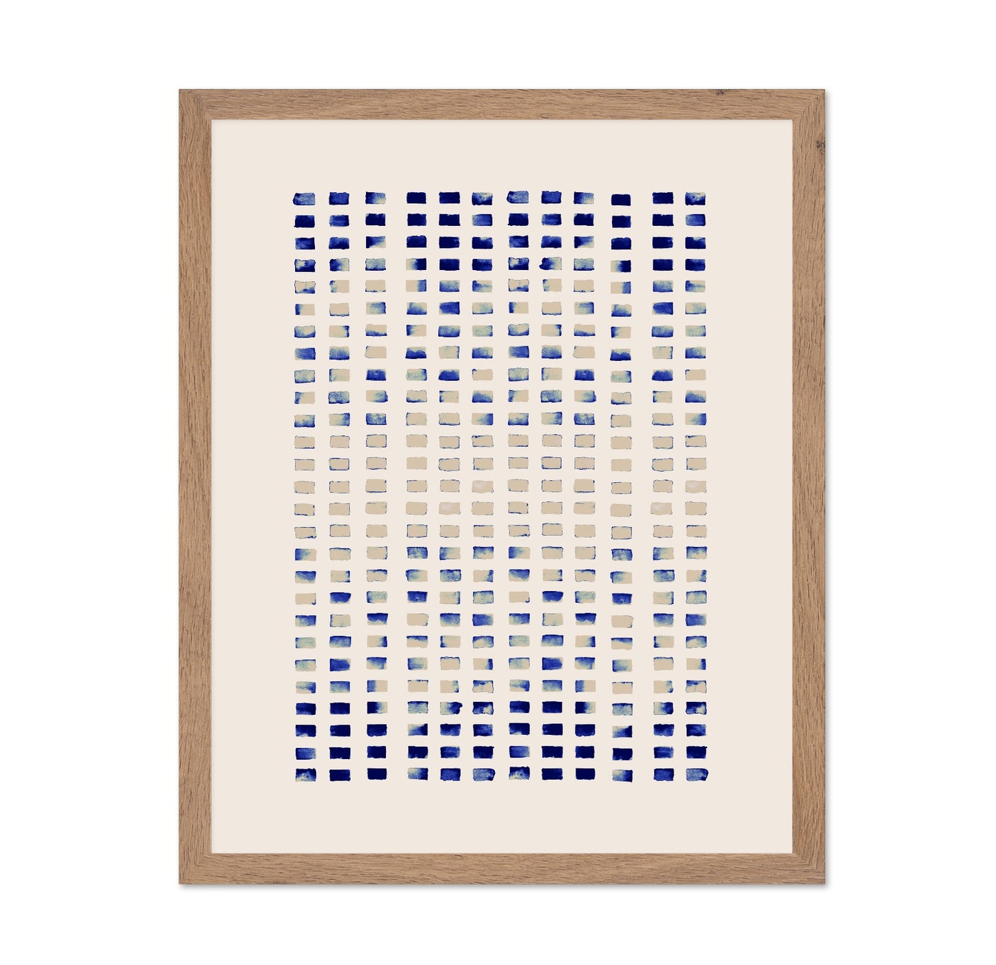 Blue Grid Pattern No3