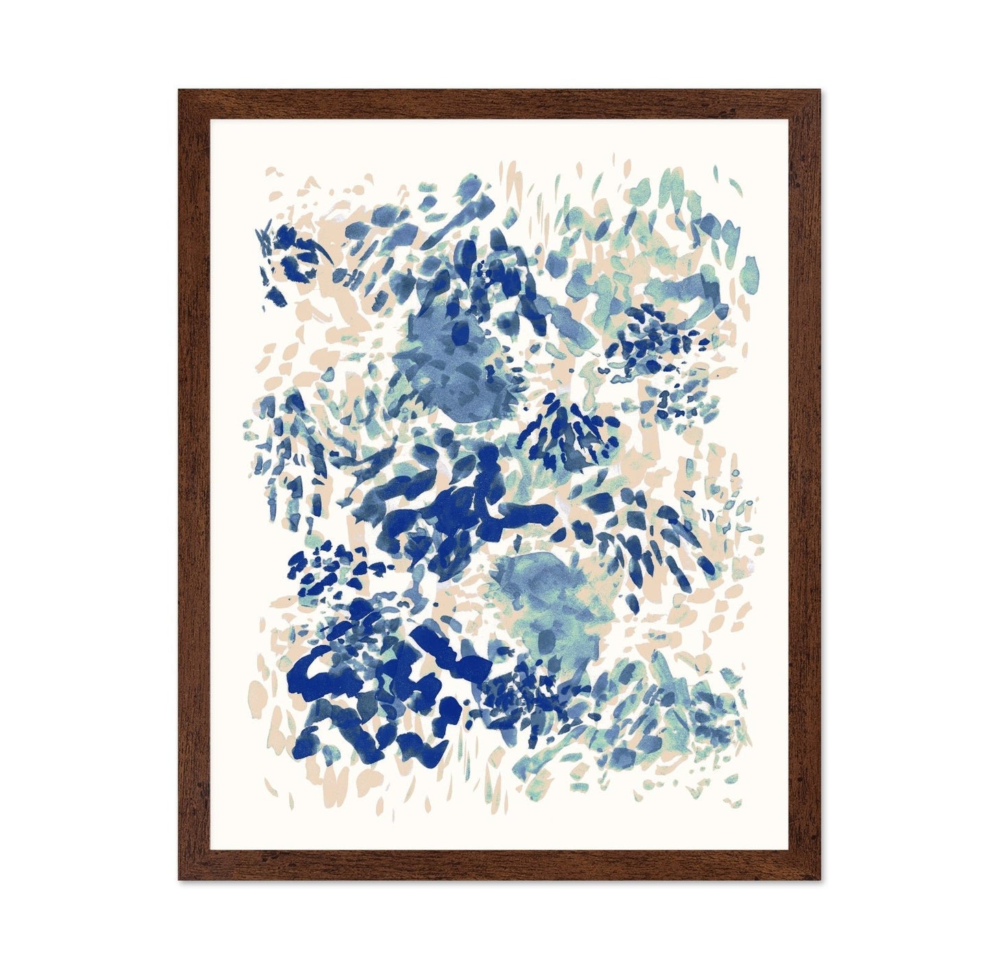 Blue Green Abstract