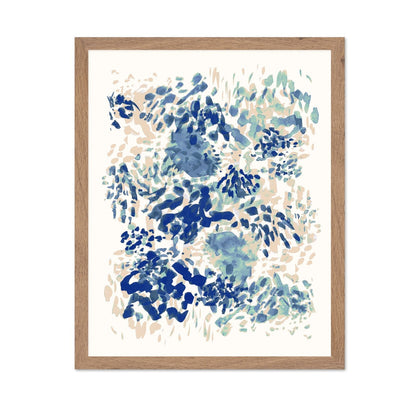 Blue Green Abstract