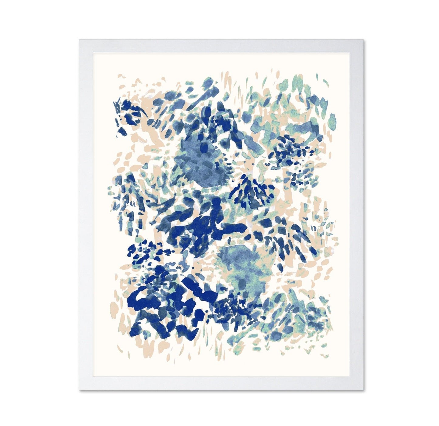 Blue Green Abstract