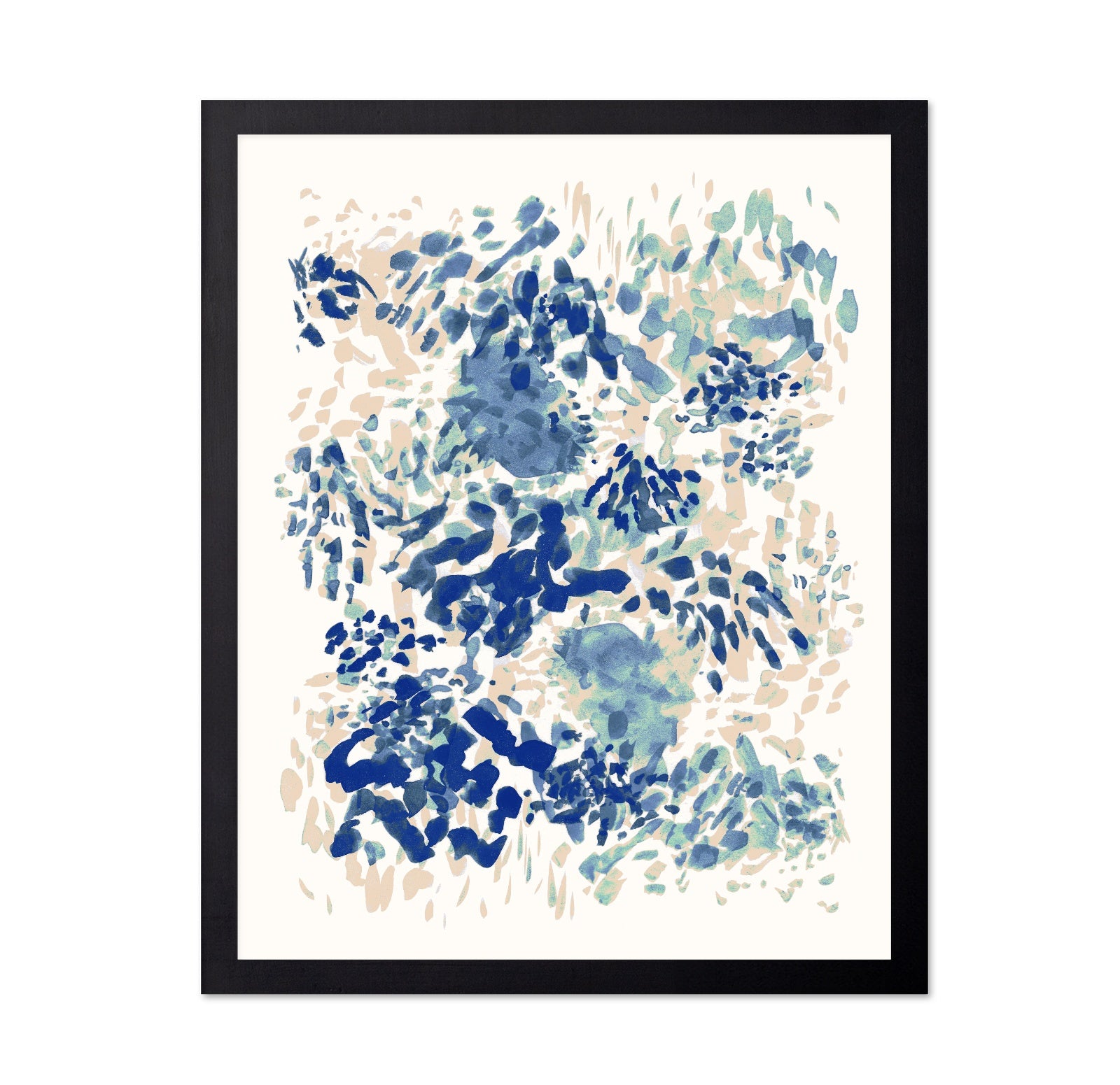 Blue Green Abstract