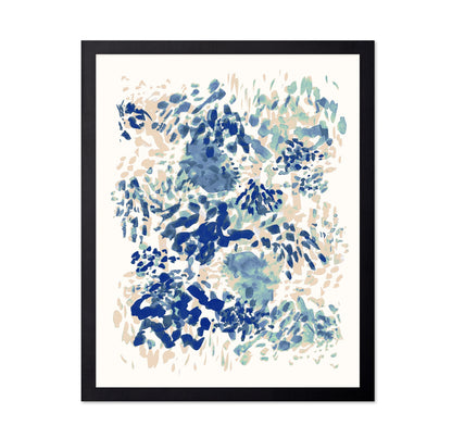 Blue Green Abstract