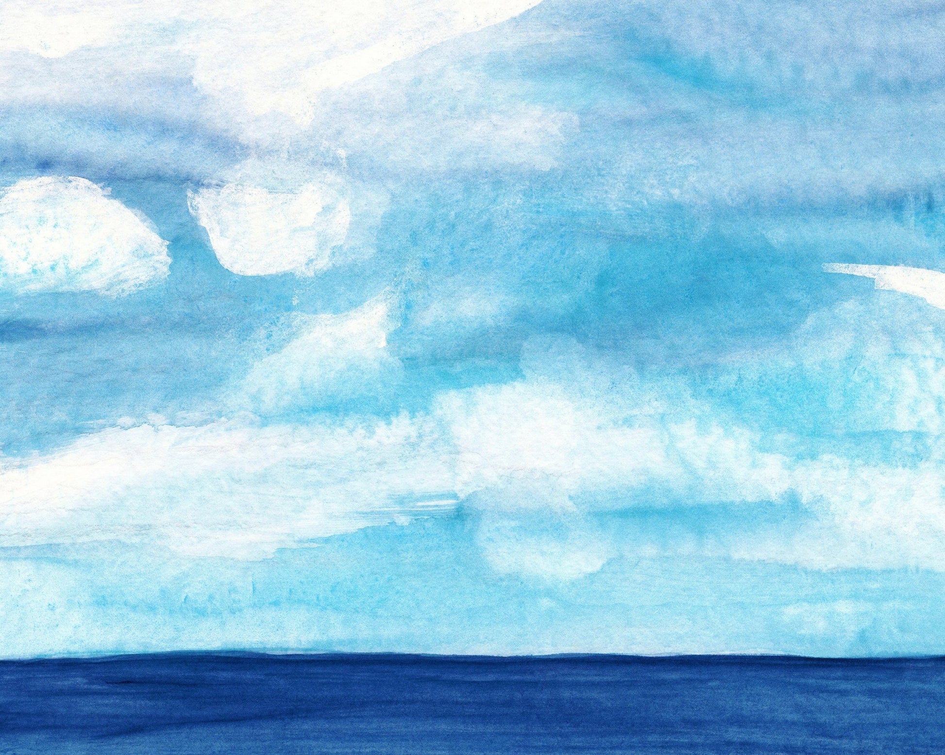 Calm Blue Seascape
