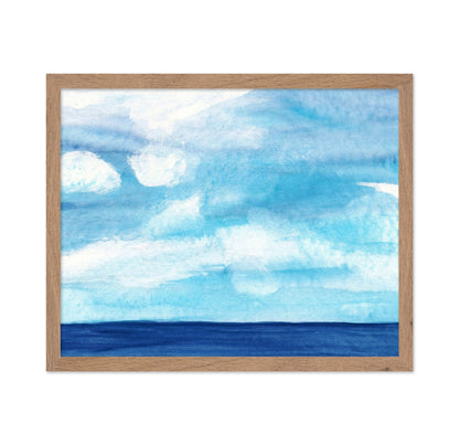 Calm Blue Seascape