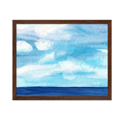 Calm Blue Seascape