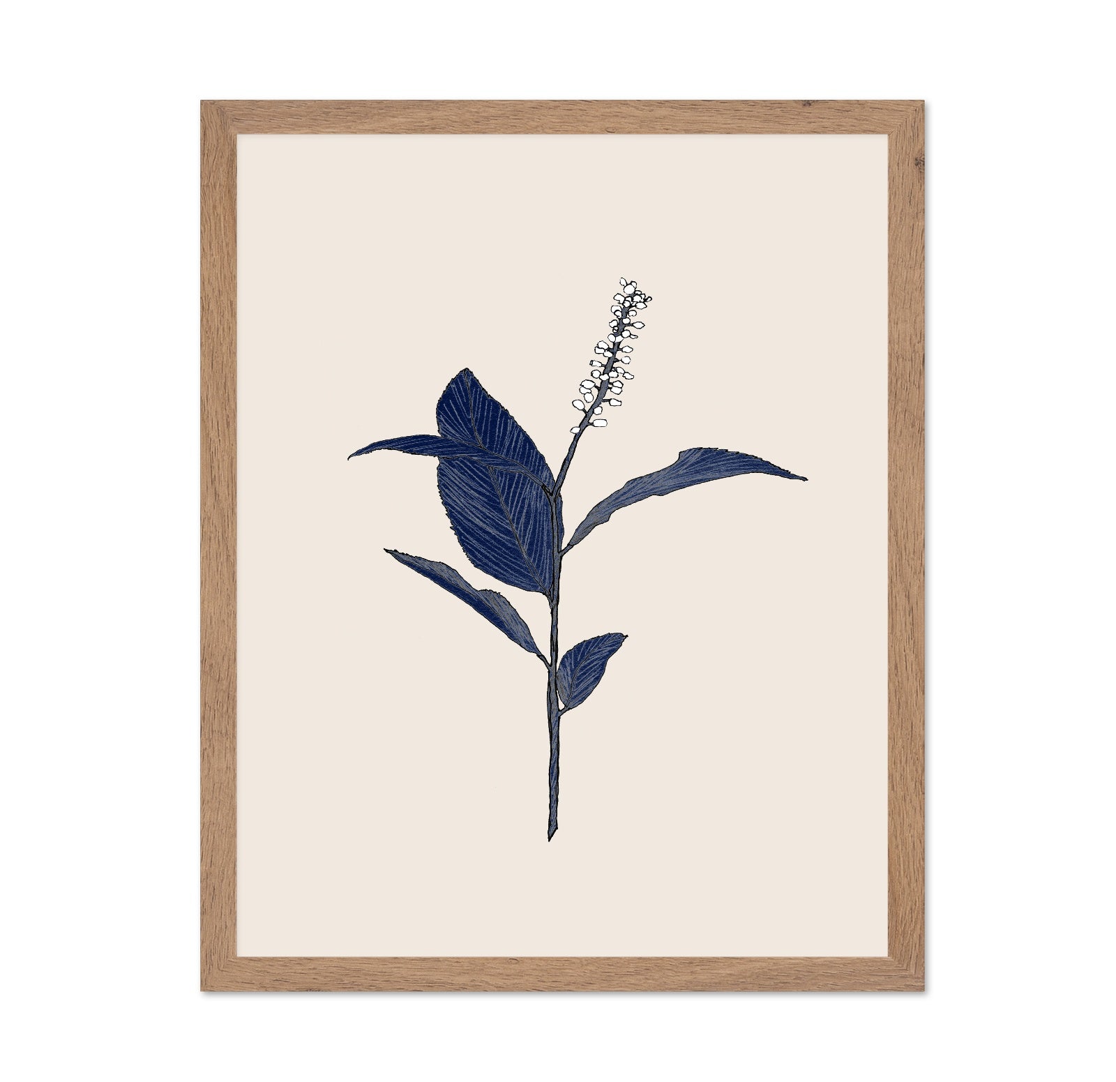 Navy Botanical Stem