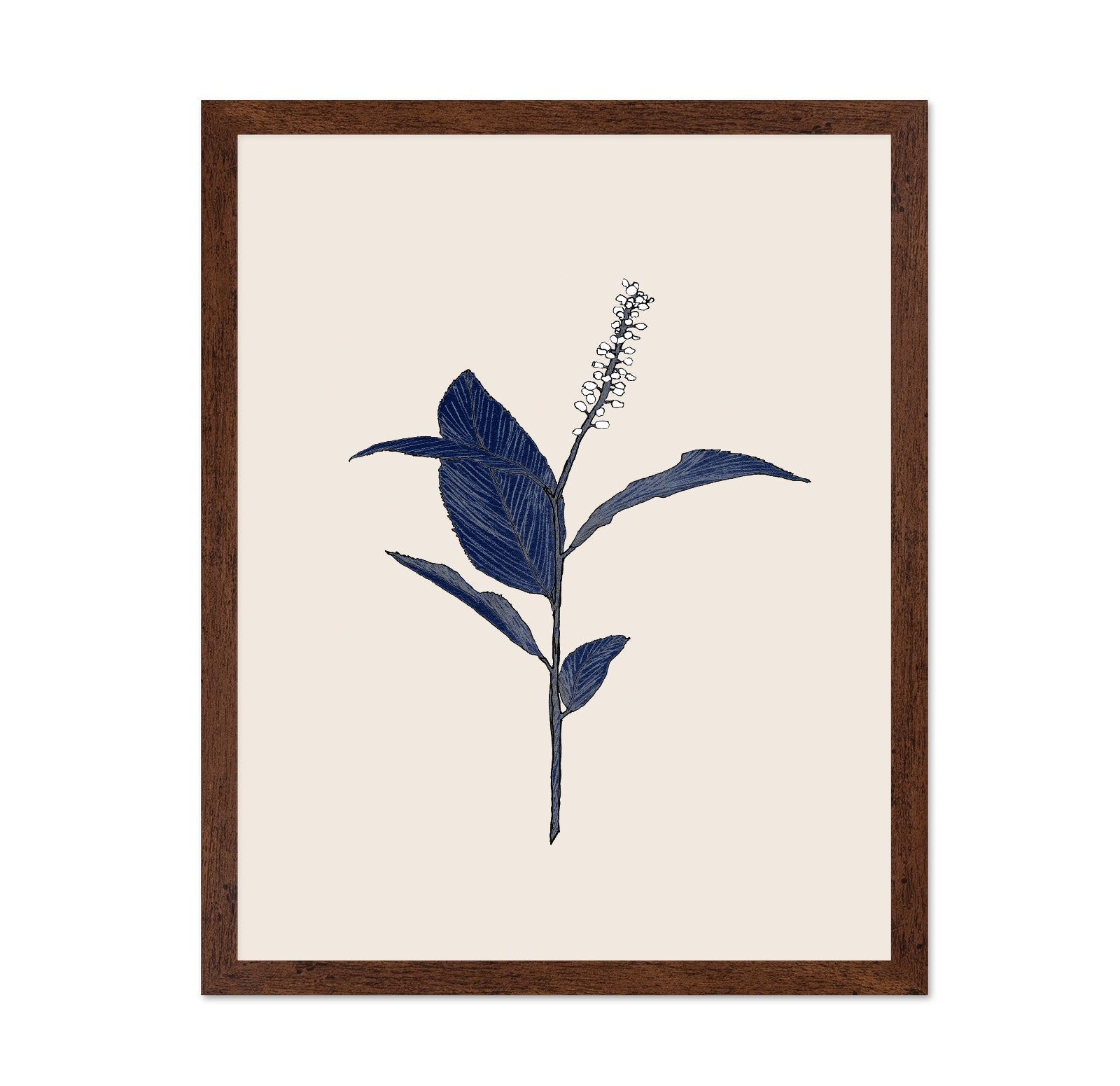 Navy Botanical Stem