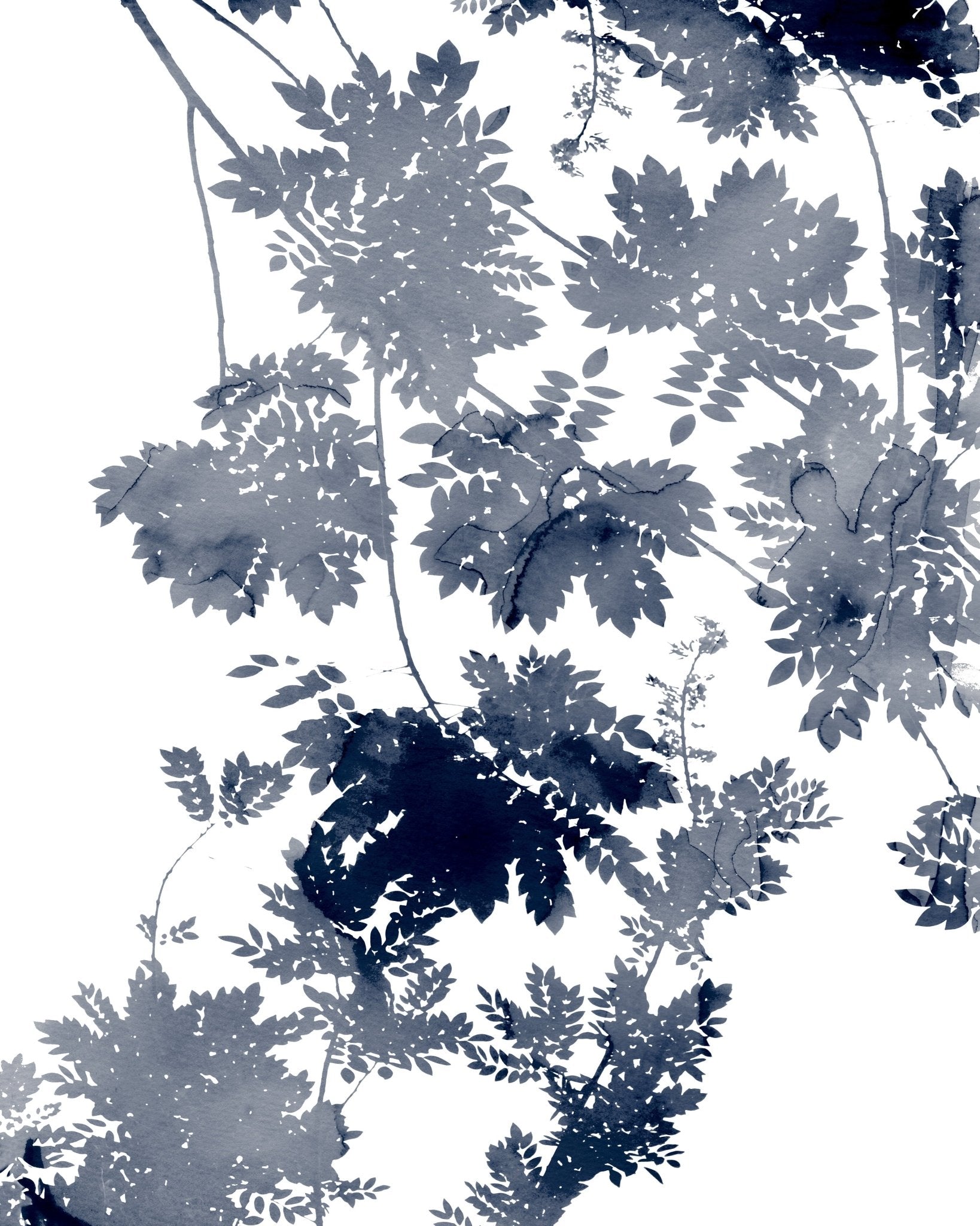 Indigo Leaf Pattern