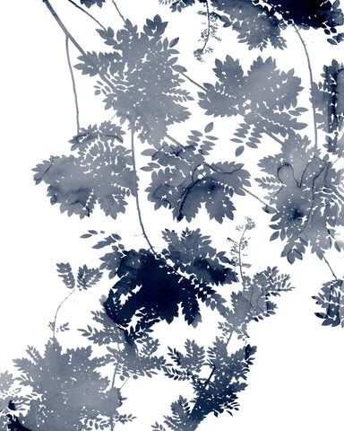Indigo Leaf Pattern