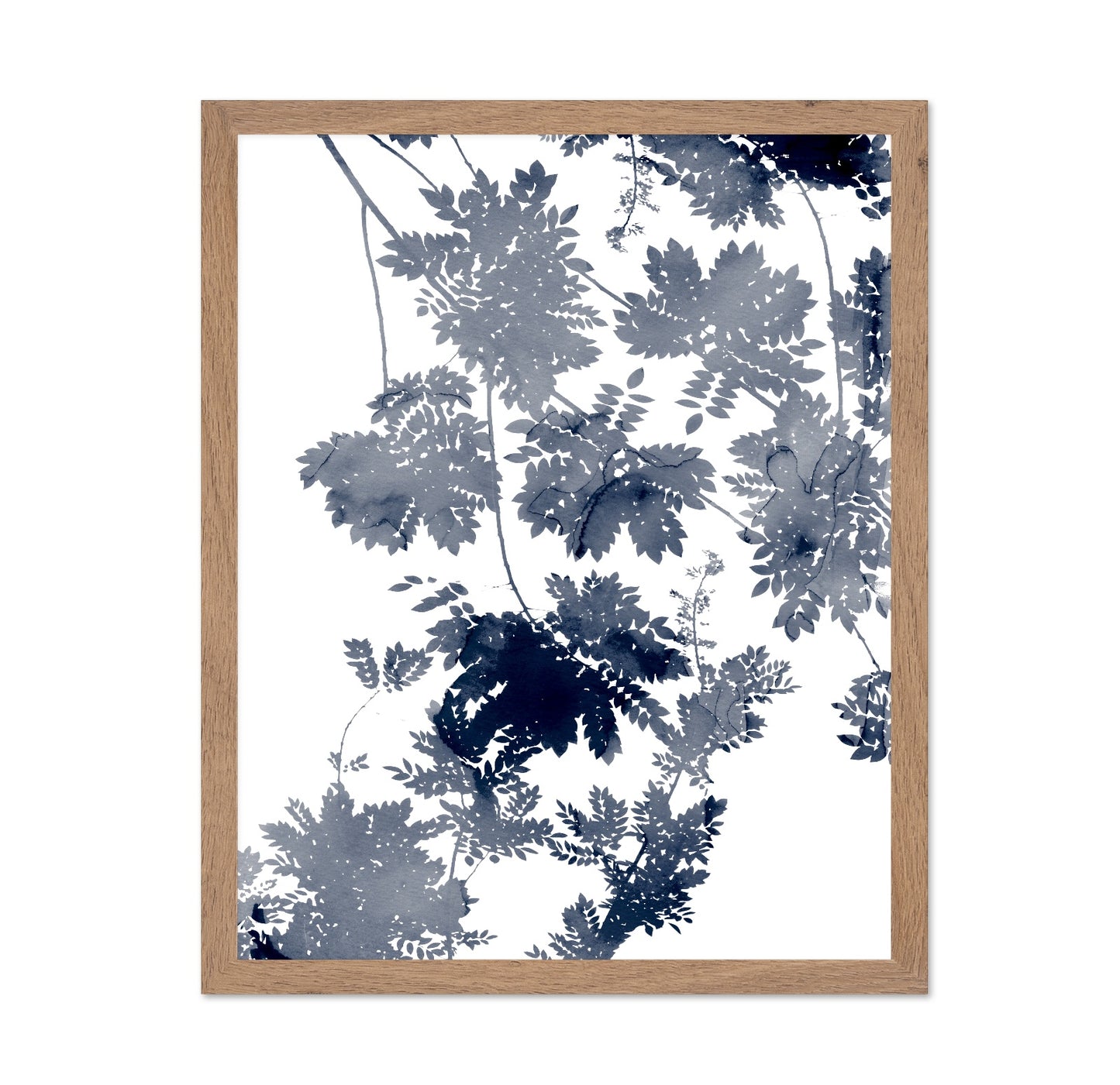 Indigo Leaf Pattern