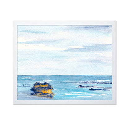 Blue Watercolor Abstract