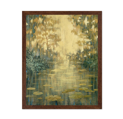 Golden Lily Pond Landscape