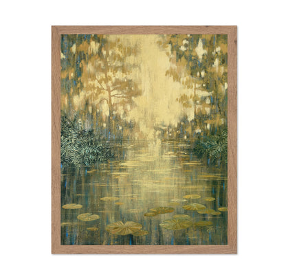Golden Lily Pond Landscape