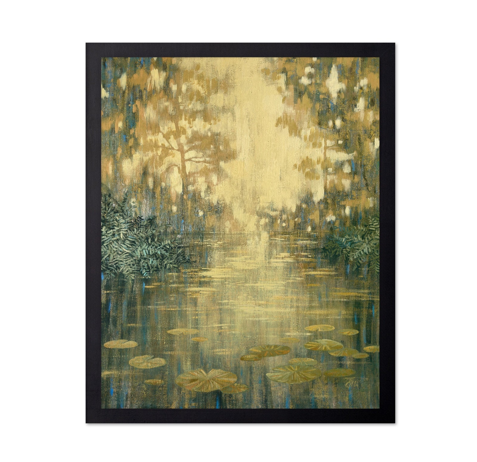 Golden Lily Pond Landscape
