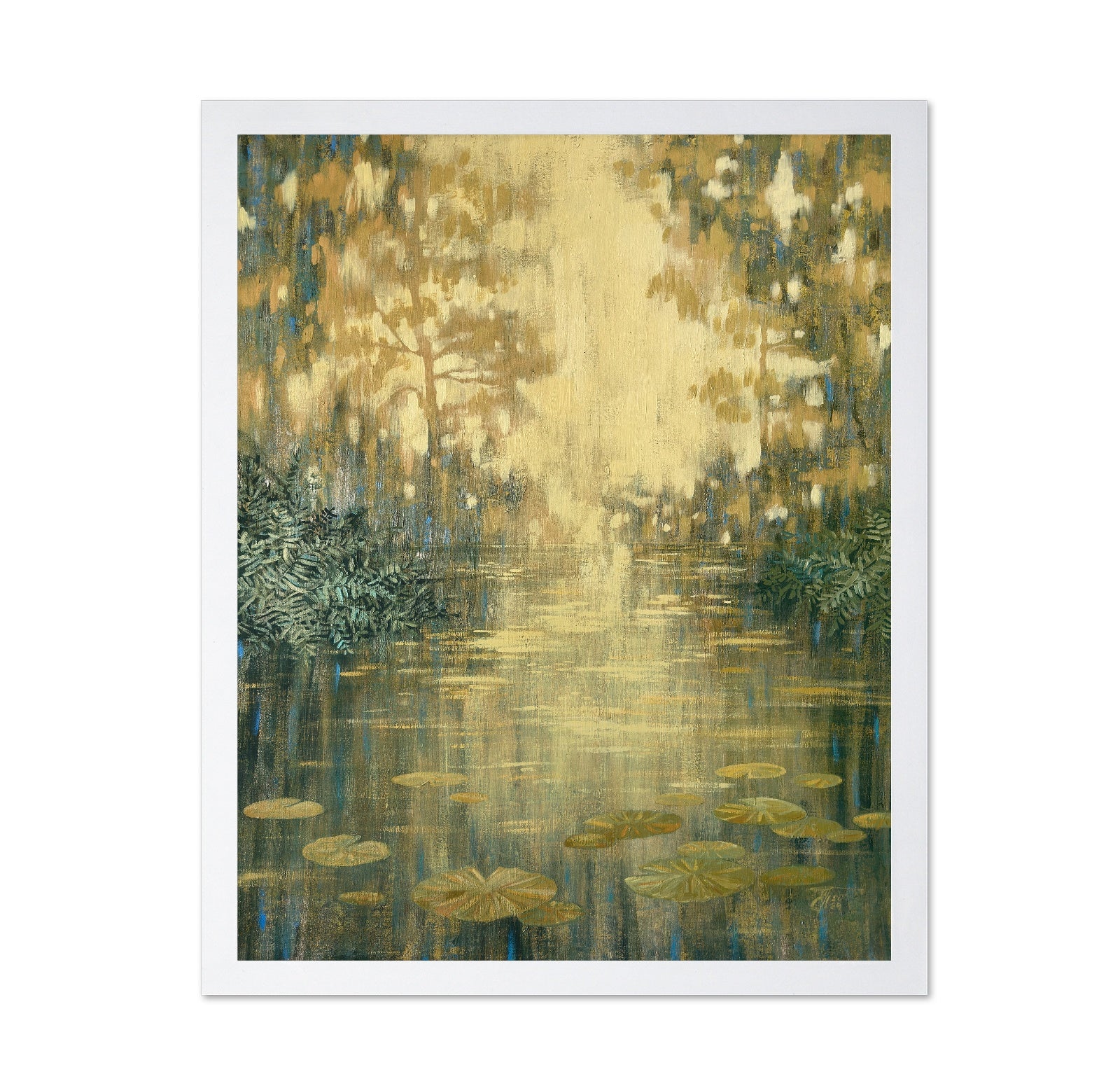 Golden Lily Pond Landscape