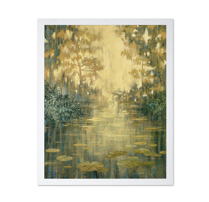 Golden Lily Pond Landscape